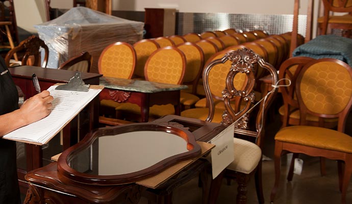 Furniture restoration and inventory assessment
