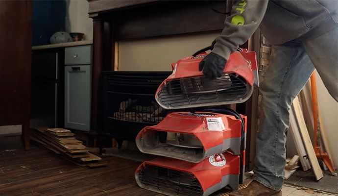Water damage restoration equipments