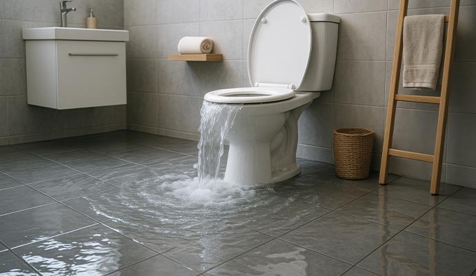 Toilet Overflow Cleanup in Morgantown & Bridgeport, WV