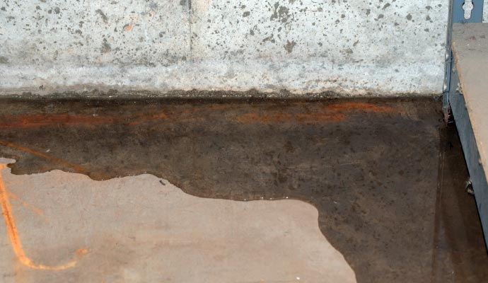 Plumbing leak damage