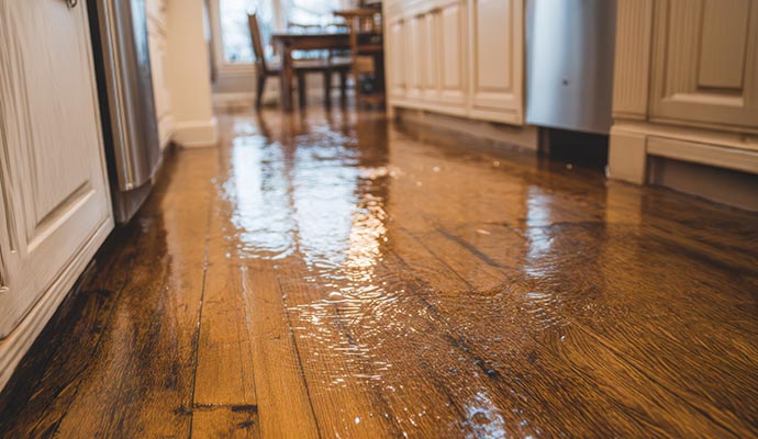 Water Line Break Cleanup in Morgantown & Bridgeport, WV